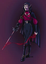 A shadar-kai blood hunter